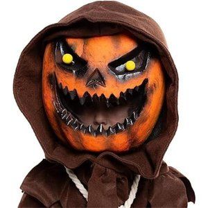 Costume Halloween Bambino Amscan - Testa Di Zucca Spaventapasseri Jack-O-Lantern